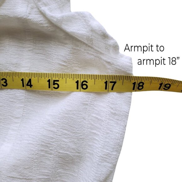 Express Milkmaid Cottagecore Ruffled Sleeveless Peplum Feminine Top 100% Cotton - Picture 11 of 14